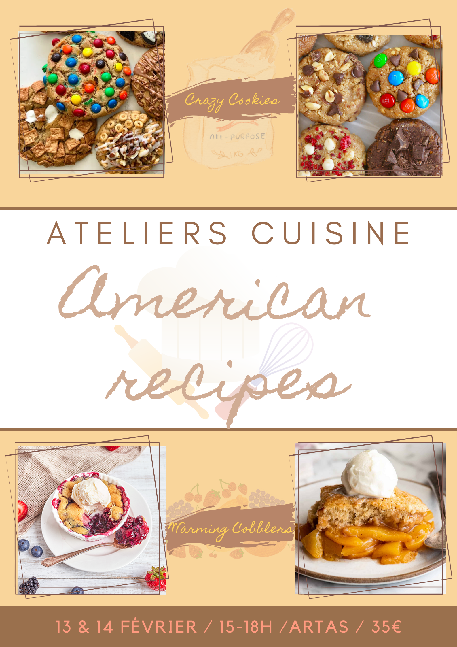 Atelier cuisine American Recipes
