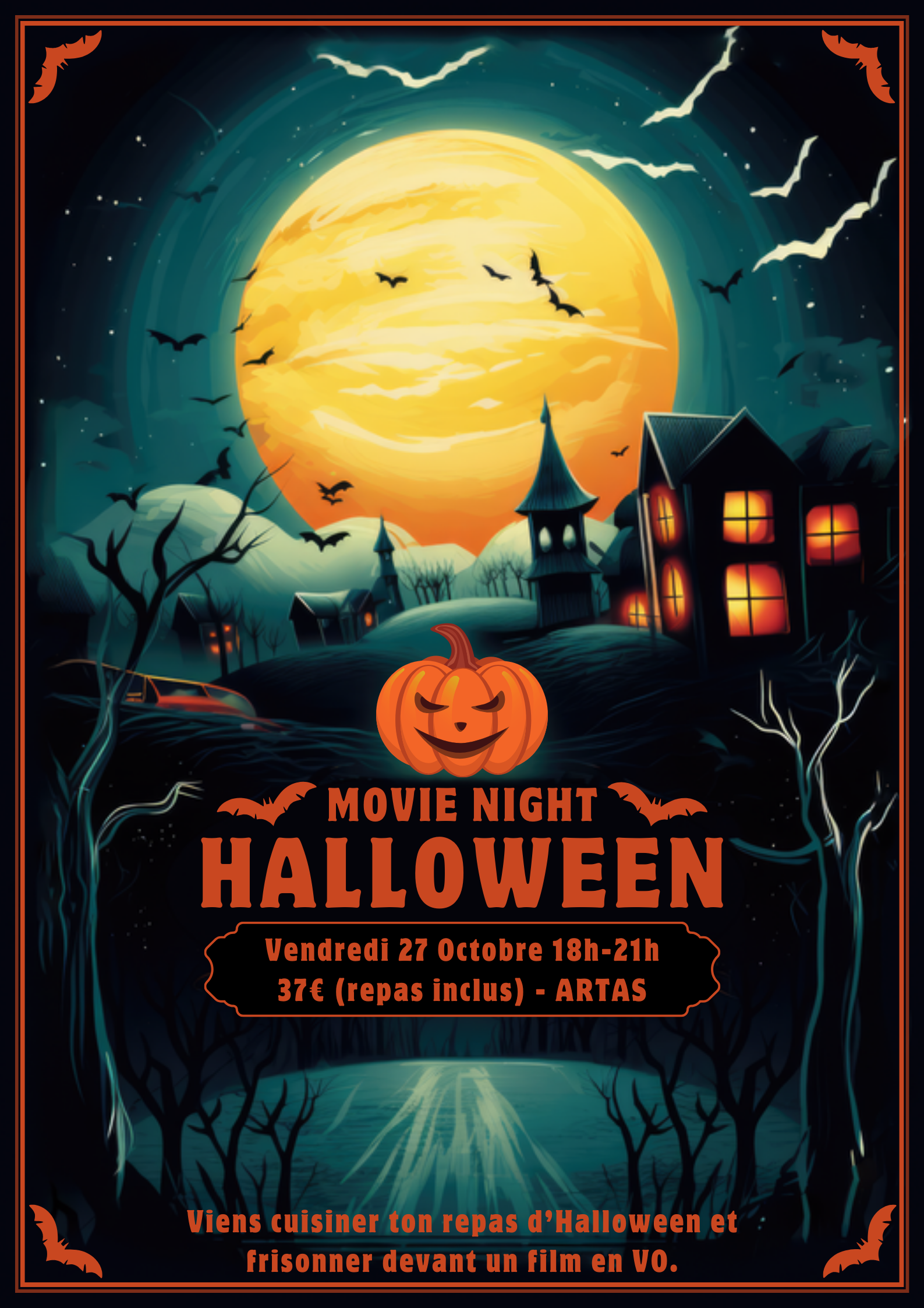 Movie Night: soirée pyjama Halloween