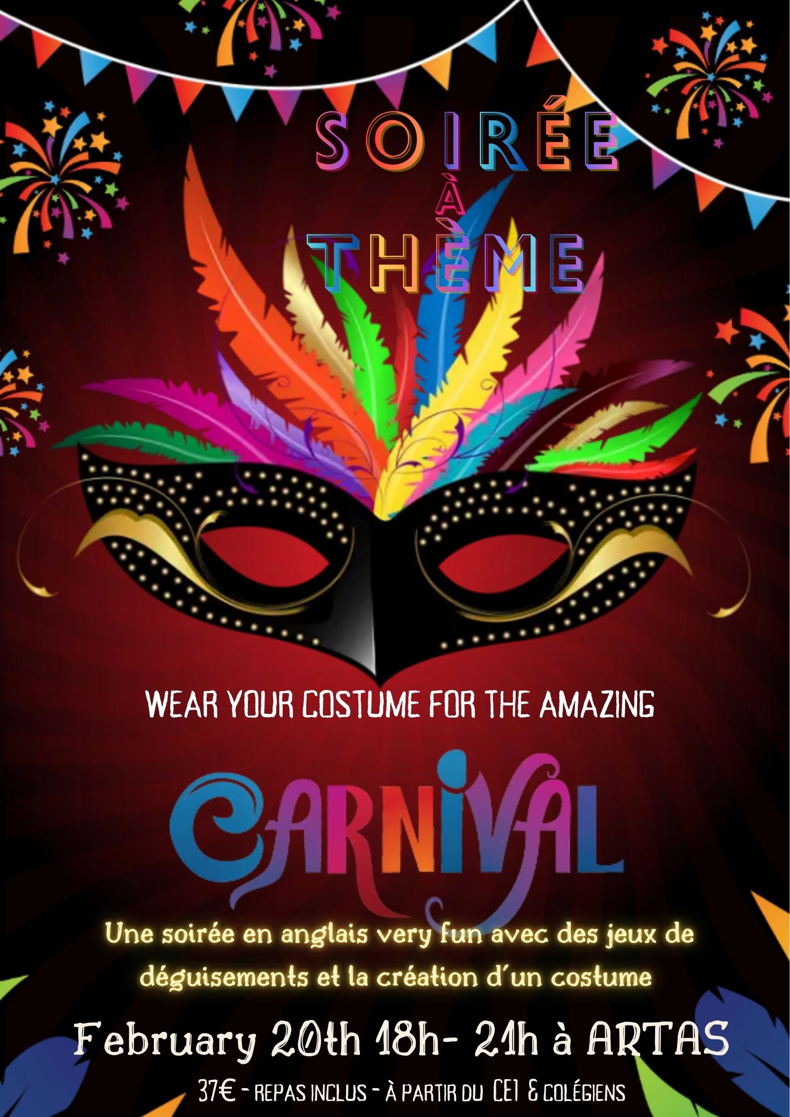 Soirée à thème carnival