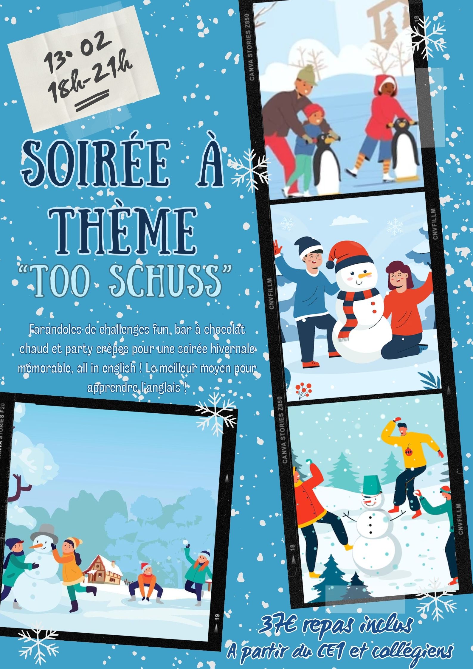 soirée à thème too schuss