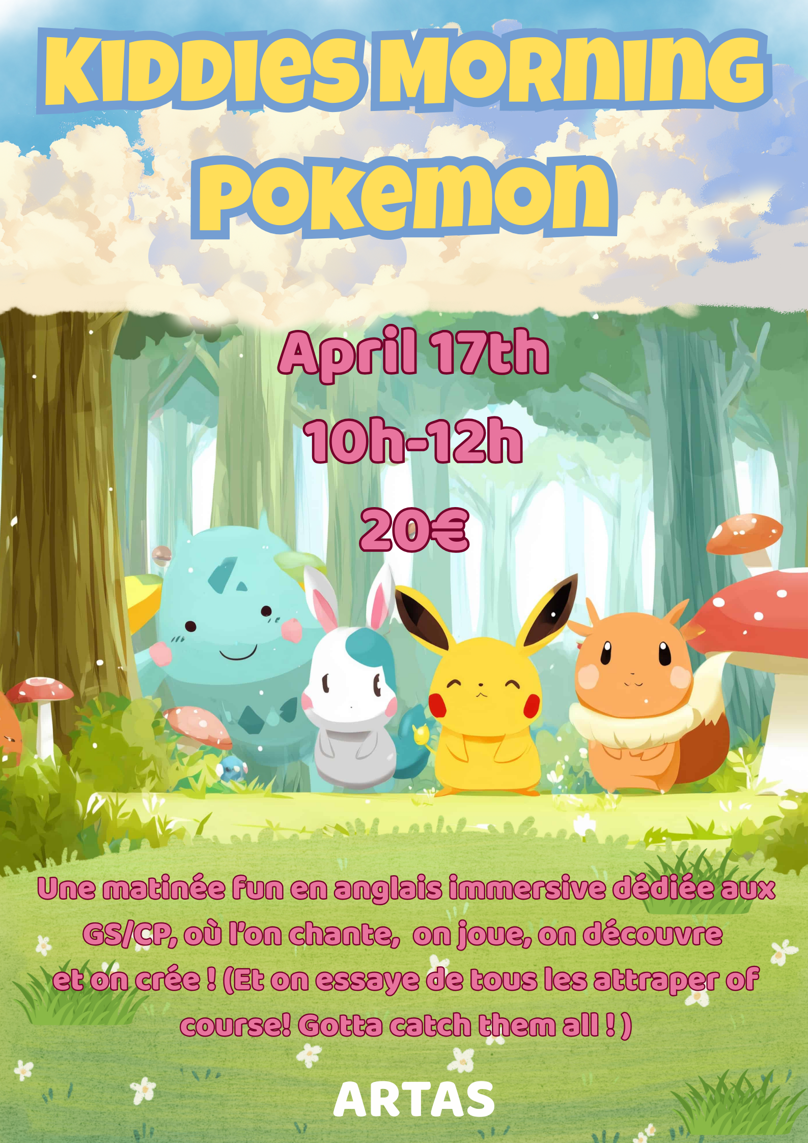 Kiddies Morning Pokemon