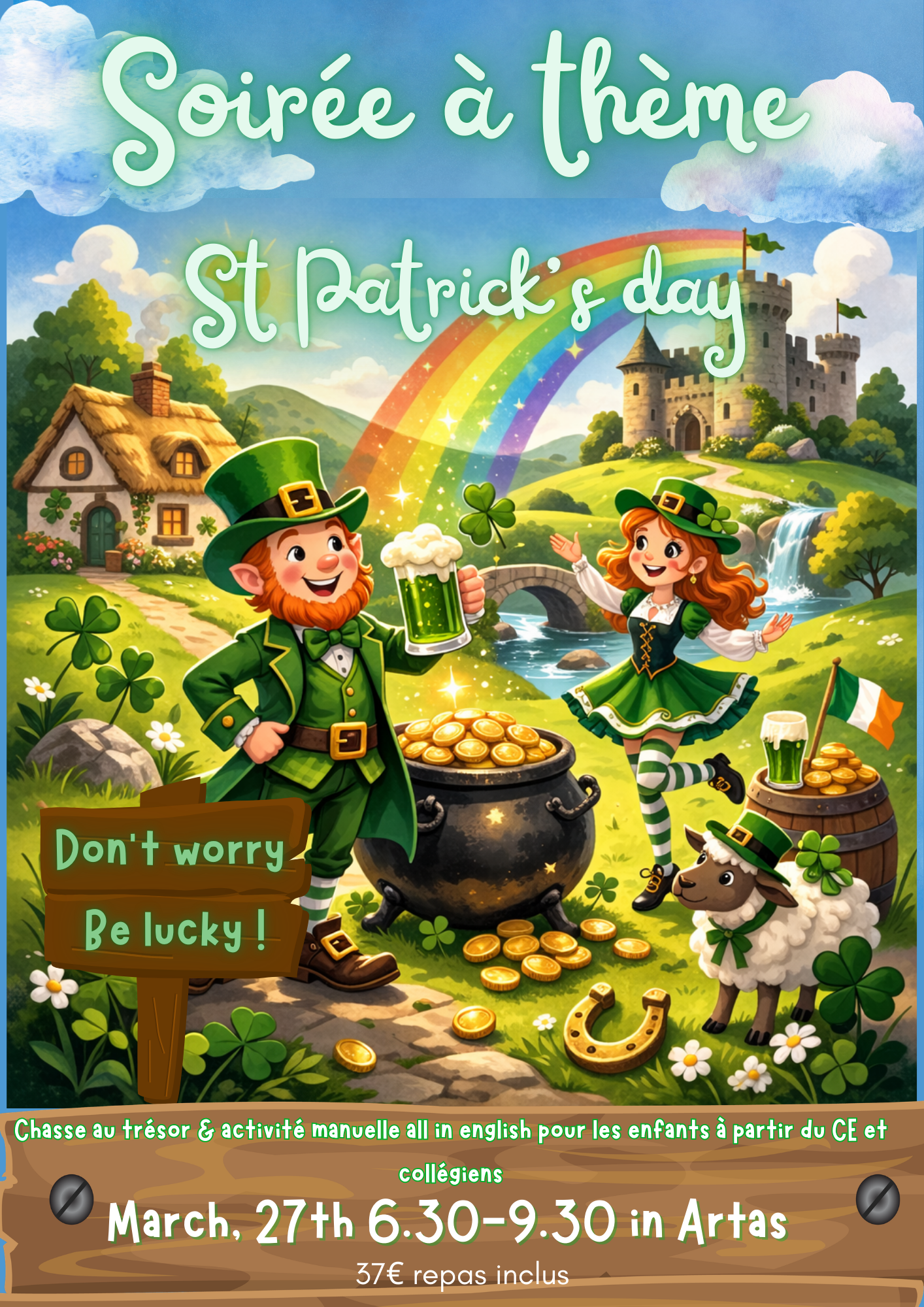 Soirée à thème Saint Patrick Day's