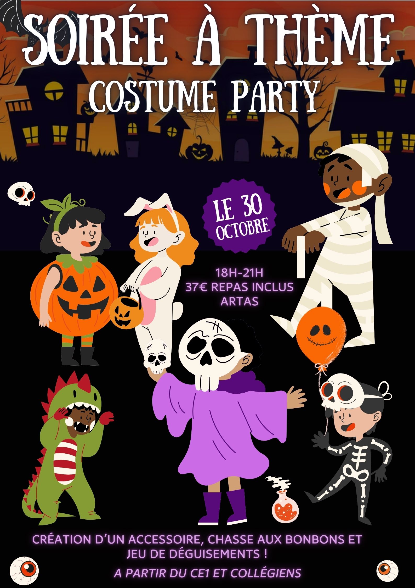 Soirée à thème costume party